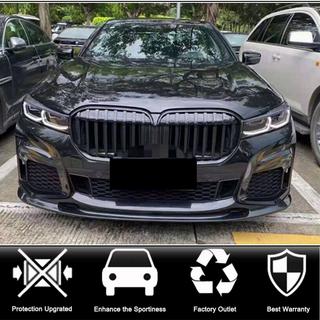 Priekšējā bampera lūpa Lip V2 (M-Sport 2019-2022, oglekļa šķiedra) BMW 7. sērija G11/G12 2015–2022 foto 2