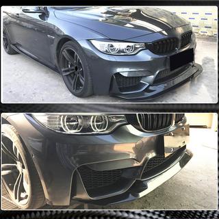 Priekšējā bampera lūpa Lip V3 (F80, oglekļa šķiedra) foto 3