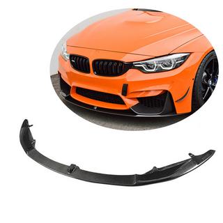 Priekšējā bampera lūpas spoileris Lip V6 (F80, oglekļa šķiedra) foto 1