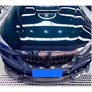 Priekšējā bampera lūpa Lip V10 (F80, oglekļa šķiedra) foto 4