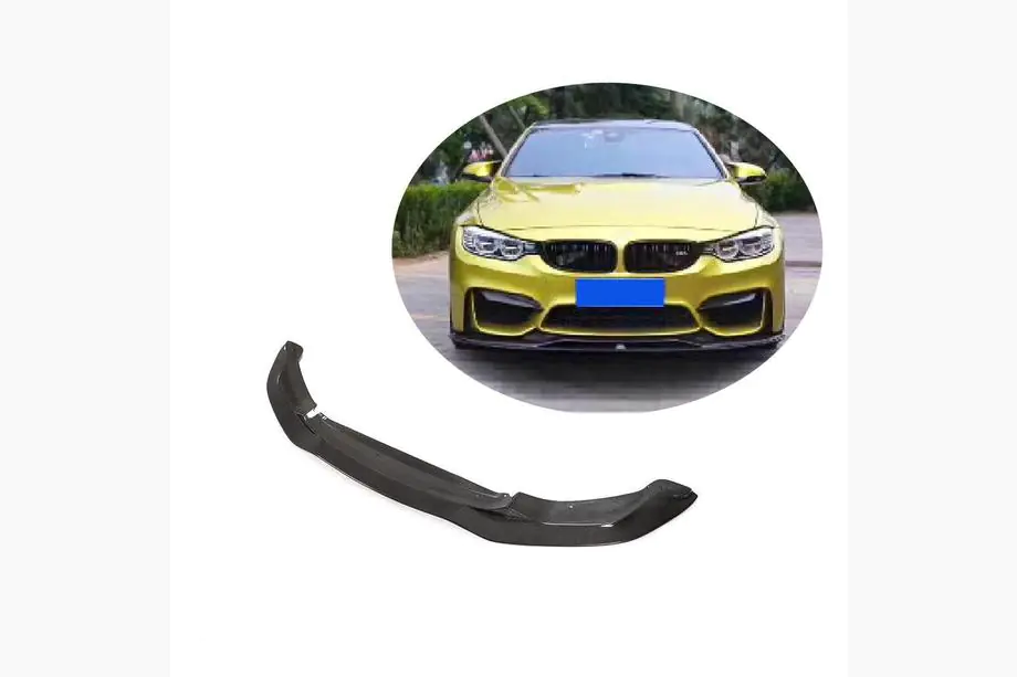 BMW 4 sērija F32/F33/F36 2012–2020 Priekšējā bampera lūpas spoilers Lip V5 (F82/F83, oglekļa šķiedra) Foto 1