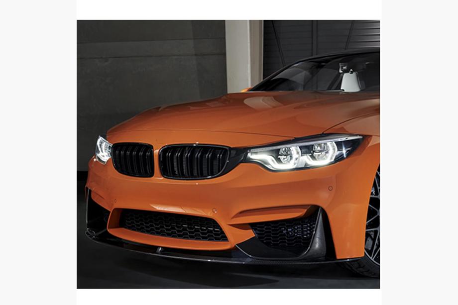 BMW 4 sērija F32/F33/F36 2012–2020 Priekšējā bampera lūpa Lip V6 (F82/F83, karbons) Foto 2