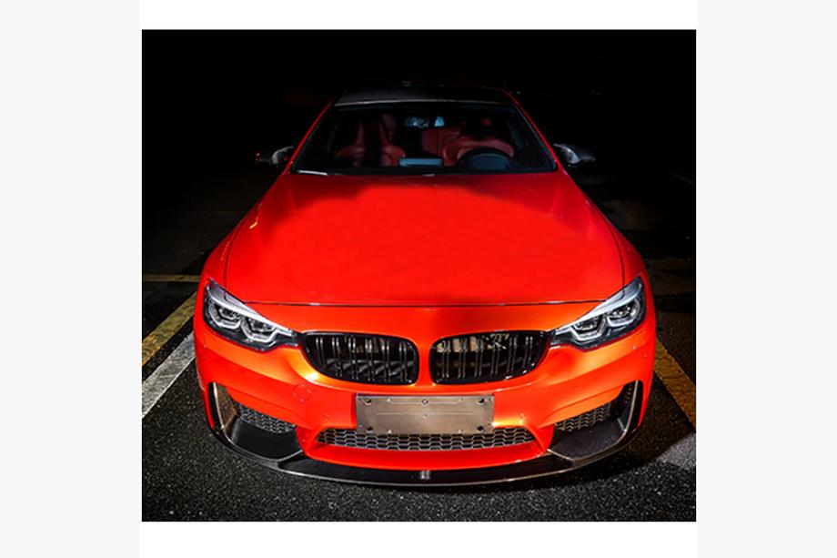 BMW 4 sērija F32/F33/F36 2012–2020 Priekšējā bampera lūpa Lip V6 (F82/F83, karbons) Foto 3