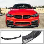 BMW 3. sērija F30/F31 2012–2019 Priekšējā bampera lūpas spoileris Lip V11 (F80, oglekļa šķiedra) foto 3