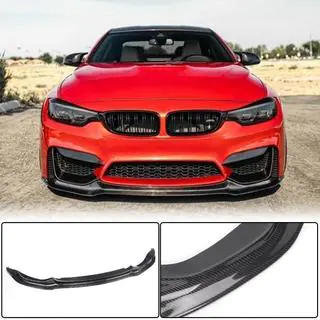 Priekšējā bampera lūpas spoileris Lip V11 (F80, oglekļa šķiedra) foto 3