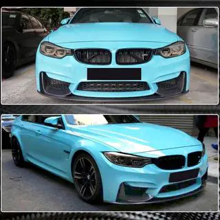 Priekšējā bampera lūpa Lip V13 (F80, carbon) foto 4