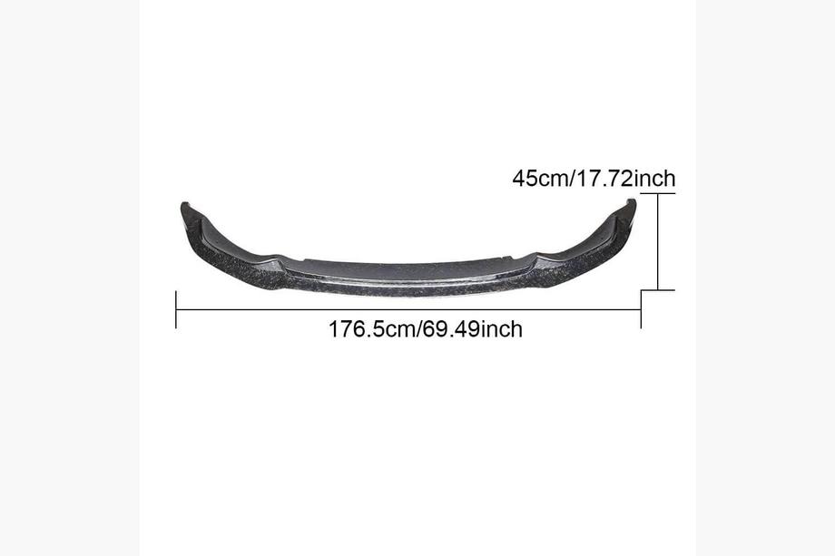 BMW 4 sērija F32/F33/F36 2012–2020 Priekšējā bampera lūpas spoilers V14 (F82/F83, oglekļa šķiedra) Foto 7