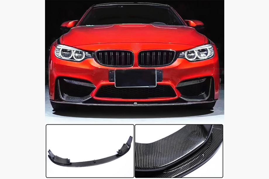 BMW 4 sērija F32/F33/F36 2012–2020 Priekšējā bampera lūpa FRP V15 (F82/F83) Foto 1
