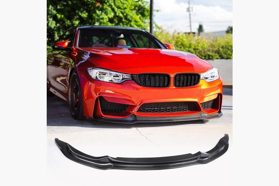 BMW 4 sērija F32/F33/F36 2012–2020 Priekšējā bampera lūpa FRP V17 (F82/F83) Foto 1
