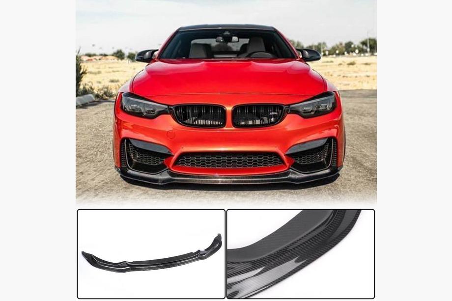 BMW 4 sērija F32/F33/F36 2012–2020 Priekšējā bampera lūpa FRP V17 (F82/F83) Foto 2