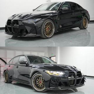 Priekšējā bufera lūpa Lip V1 (G80, oglekļa šķiedra) BMW 3. sērija G20/G21 2018– foto 2