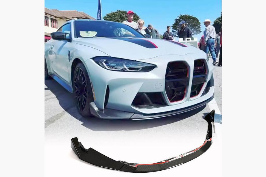 BMW 3. sērija G20/G21 2018– Priekšējā bampera lūpa Lip V2 (G80, oglekļa šķiedra) Image