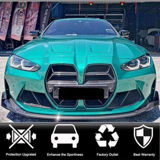 Priekšējā bampera lip spoilers Lip V8 (G80, oglekļa šķiedra) BMW 3. sērija G20/G21 2018– foto 2