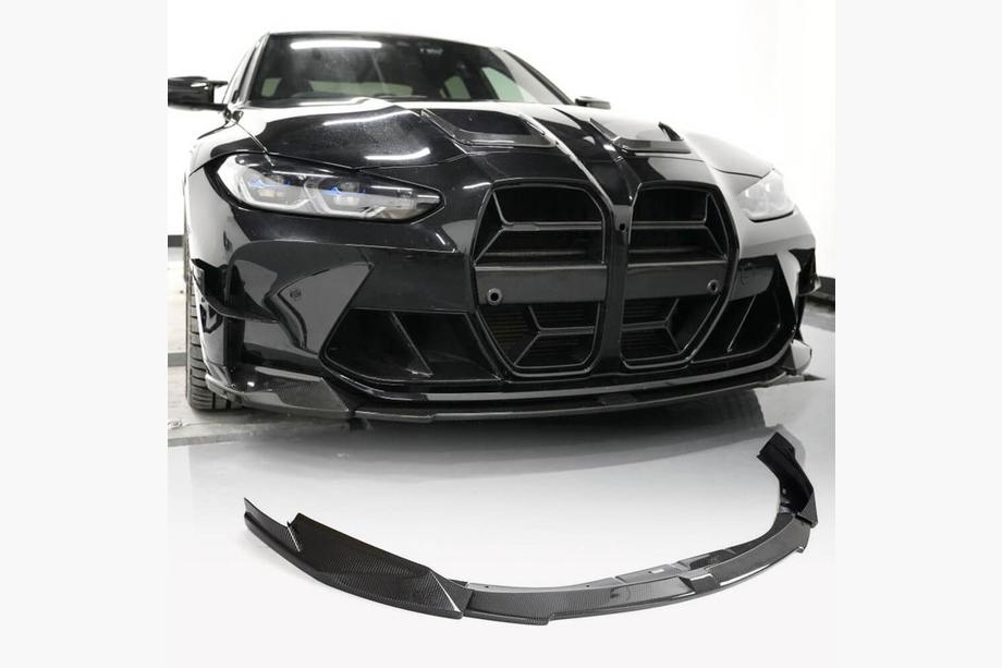 BMW 4. sērija G22/23/26 2020– Priekšējā bampera lūpas spoilers Lip V1 (G82/G83, oglekļa šķiedra) Image
