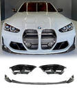 BMW 4. sērija G22/23/26 2020– Priekšējā bampera lūpa Lip V4 (G82/G83, oglekļa šķiedra) foto 1