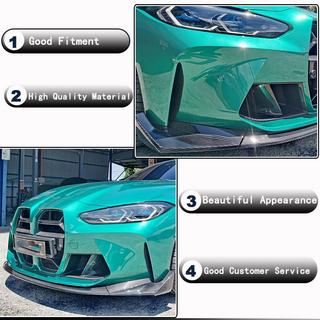 Priekšējā bampera lūpa Lip V6 (G82/G83, oglekļa šķiedra) BMW 4. sērija G22/23/26 2020– foto 3