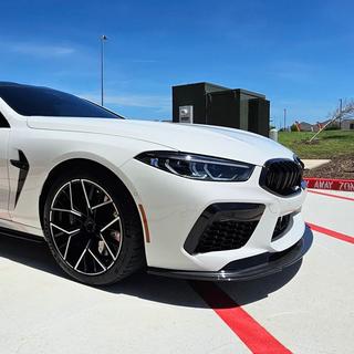 Priekšējā bufera lūpas spoilers (F91/F92/F93 M8, oglekļa šķiedra) BMW 8. sērija G14/G15/G16 2018– foto 4