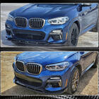 BMW X3 G01 2018– Priekšējā bampera lūpas uzlikas (oriģinālajam M-Sport 2018-2021, oglekļa šķiedra) foto 5