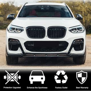 Priekšējā bampera lūpas uzlikas (oriģinālajam M-Sport 2018-2021, oglekļa šķiedra) foto 3