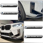 BMW X3 G01 2018– Priekšējā bampera lipa uzlika (F97 2022-2024, oglekļa šķiedra) foto 3