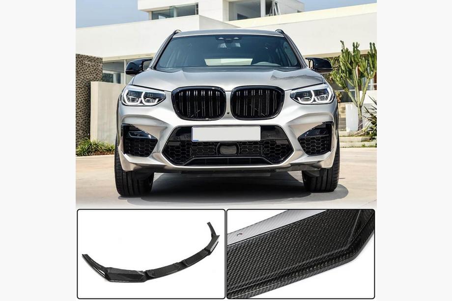 BMW X3 G01 2018– Priekšējā bampera lūpa Lip V1 (F97 2018-2021, oglekļa šķiedra) Image