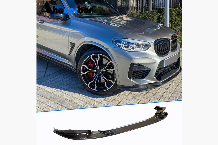 BMW X4 G02 2018– Priekšējā bampera lūpa Lip V2 (F98 2018-2021, oglekļa šķiedra) Image