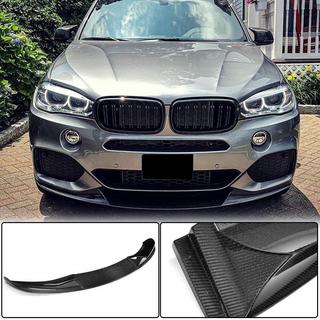 Priekšējā bampera lūpas uzlika Lip (M-Sport, oglekļa šķiedra) BMW X5 F15 2013–2018 foto 1