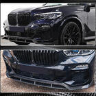 BMW X5 G05 2019–2026 Priekšējā bampera lūpa Carbon V2 (2019-2022 M-Sport) foto 5