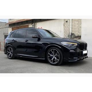 Paradigm V-3 priekšējā bampera lūpa (2018-2022, spīdīgi melna) BMW X5 G05 2019–2026 foto 2
