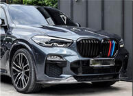 BMW X5 G05 2019–2026 Priekšējā bampera lūpas spoileris Paradigm V-4 (2018-2022, dabīgs oglekļa šķiedras) foto 2