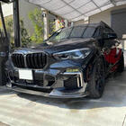 BMW X5 G05 2019–2026 Priekšējā bampera lūpas spoileris Paradigm V-4 (2018-2022, dabīgs oglekļa šķiedras) foto 3