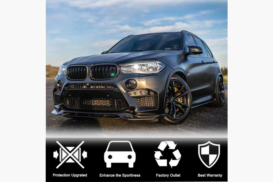 BMW X5 F15 2013–2018 Priekšējā bampera lūpa Lip V1 (F85, oglekļa šķiedra) Foto 3
