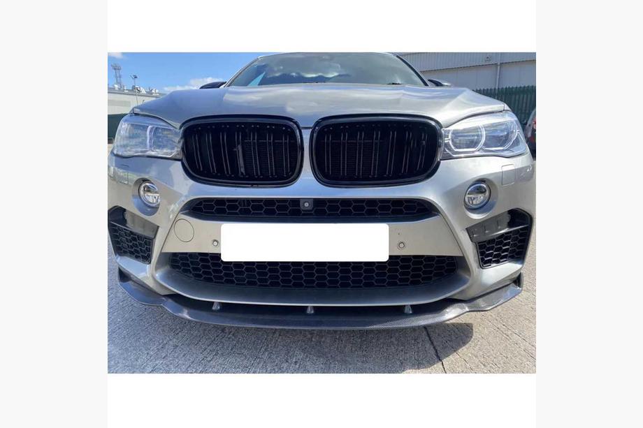 BMW X5 F15 2013–2018 Priekšējā bampera lūpa Lip V3 (F85, oglekļa šķiedra) Foto 2