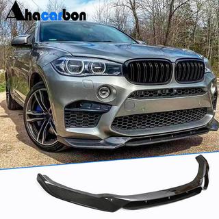 Priekšējā bampera lūpa Lip V1 (F86, karbons) BMW X6 F16 2014–2019 foto 1