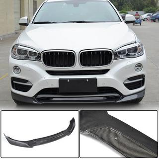 Priekšējā bampera lūpa Lip V1 (Base, Carbon) BMW X6 F16 2014–2019 foto 1