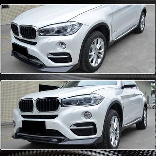 Priekšējā bampera lūpa Lip V1 (Base, Carbon) BMW X6 F16 2014–2019 foto 3
