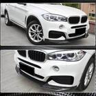 BMW X6 F16 2014–2019 Priekšējā bampera lūpas uzlika Lip (M-Sport, oglekļa šķiedra) foto 6