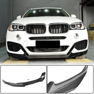 Priekšējā bampera lūpas uzlika Lip (M-Sport, oglekļa šķiedra) BMW X6 F16 2014–2019 foto 1
