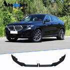 BMW X6 G06 2019–2027 ABS priekšējā bampera lūpa (2023+ M-Sport) foto 1
