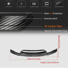 BMW X6 E71 2008–2014 Priekšējā bufera lipa spoilers Lip V1 (X6M, oglekļa šķiedra) foto 5