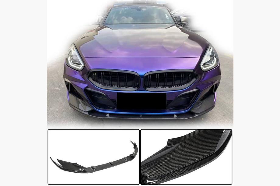 BMW Z4 (G29) 2018– Priekšējā bampera lūpas spoilers Carbon V6 (M-Sport) Foto 1