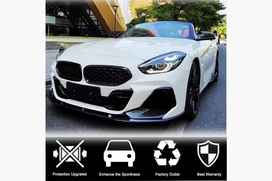 BMW Z4 (G29) 2018– Priekšējā bampera lūpas spoilers Carbon V6 (M-Sport) Foto 3