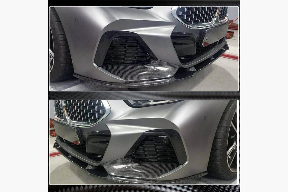 BMW Z4 (G29) 2018– Priekšējā bampera lūpas spoilers Carbon V6 (M-Sport) Foto 5