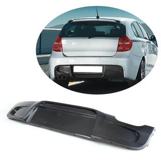 Aizmugurējā bufera difuzors V1 (E87 M-Sport, oglekļa šķiedra) BMW 1. sērija E81/E82/E87/E88 2004–2011 foto 1