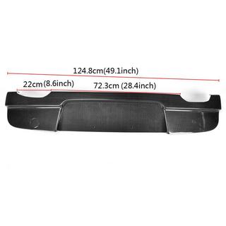 Aizmugurējā bampera difuzors V3 (E87 M-Sport, oglekļa šķiedra) BMW 1. sērija E81/E82/E87/E88 2004–2011 foto 2