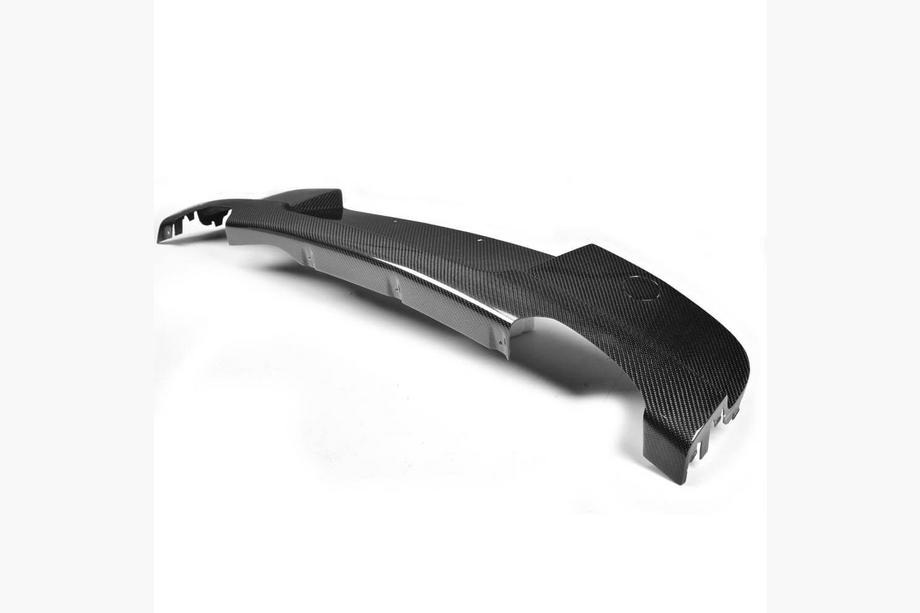 BMW 1. sērija E81/E82/E87/E88 2004–2011 Aizmugurējā bampera difuzors V3 (E87 M-Sport, oglekļa šķiedra) Image