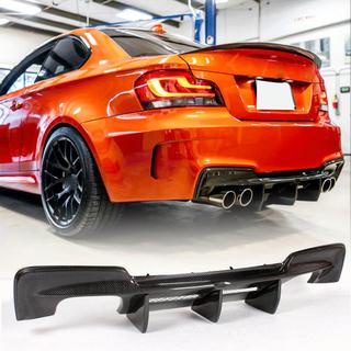 Aizmugurējā bampera difuzors (1M E82, oglekļa šķiedra) BMW 1. sērija E81/E82/E87/E88 2004–2011 foto 1