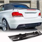 BMW 1. sērija E81/E82/E87/E88 2004–2011 Aizmugurējā bampera difuzors V2 (E82/E88 M-Sport, oglekļa šķiedra) foto 2