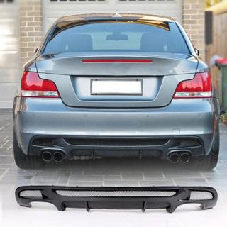 Aizmugurējā bampera difuzors V2 (E82/E88 M-Sport, oglekļa šķiedra) BMW 1. sērija E81/E82/E87/E88 2004–2011 foto 1