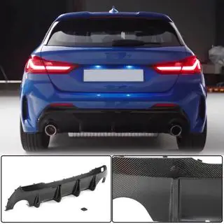 Aizmugurējā bampera difuzors (M-Sport, oglekļa šķiedra) foto 1